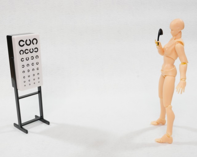 Visual acuity test